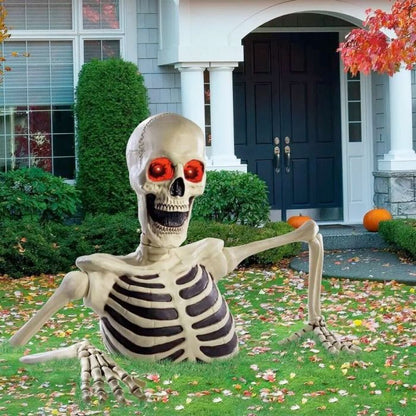 🎃Halloween Pre - sale 50% OFF🔥–Towering Skeleton with LED Eyes & Haunting Sounds👻（Limited Stock） - stavogue
