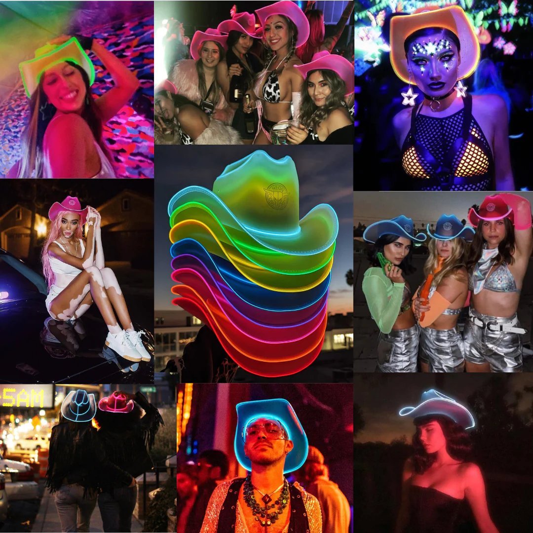 🔥Halloween Pre - sale 50% OFF🔥Bright Cowboys Hat - stavogue