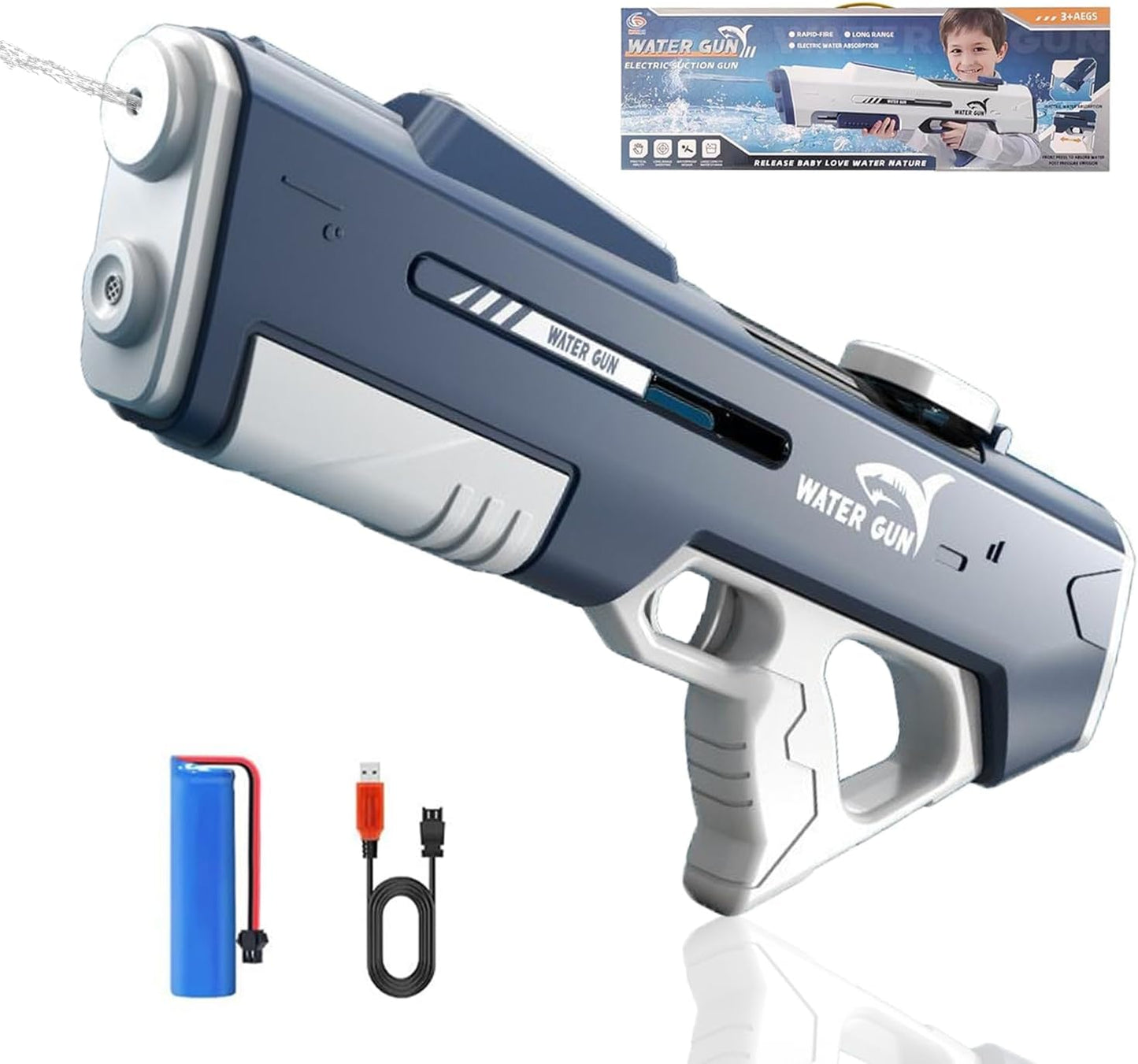 ✨Hot Sale - 40% OFF🔥High - Capacity Automatic Water - Suction Electric Water Blaster Toy🔫 - stavogue