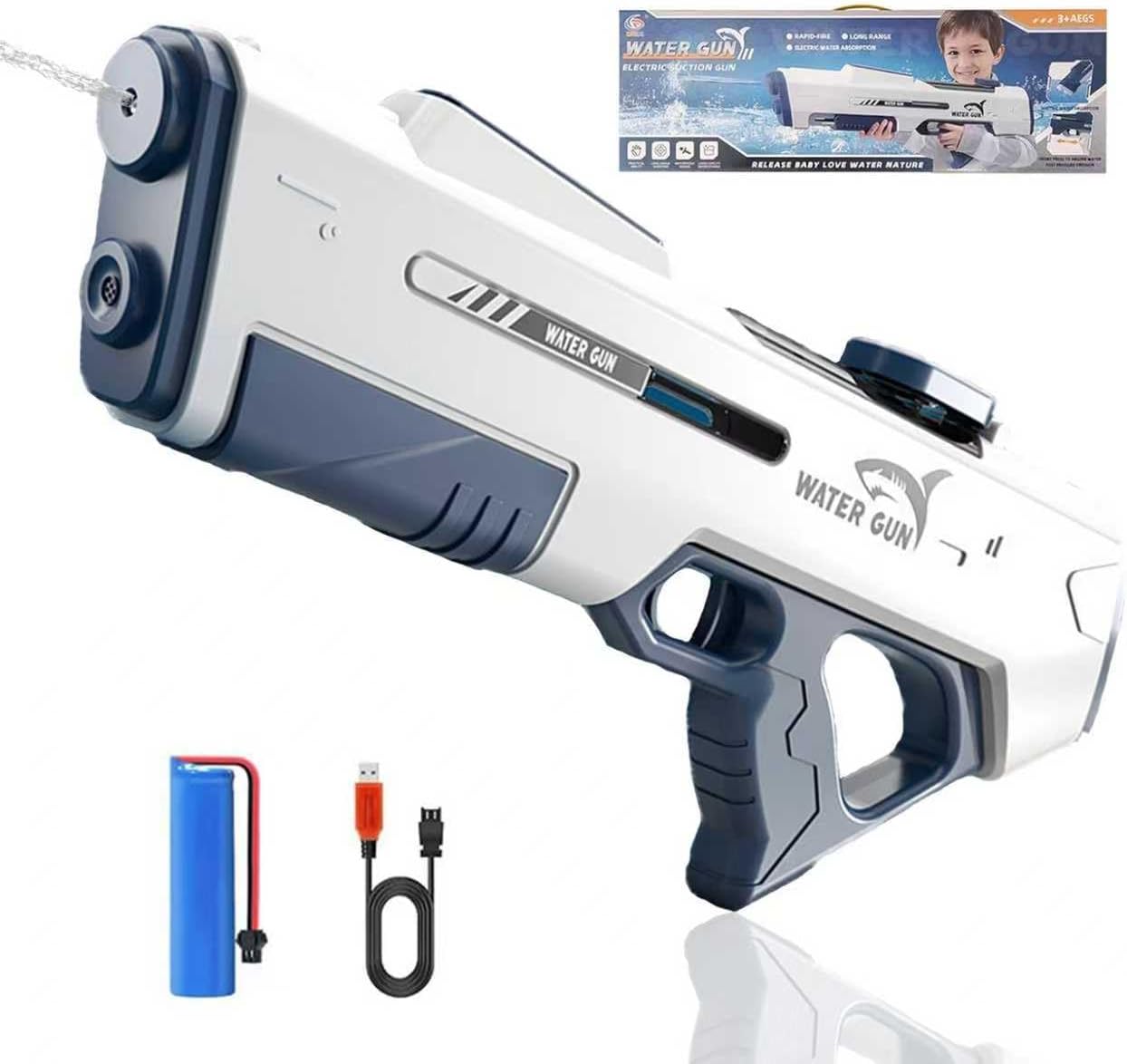 ✨Hot Sale - 40% OFF🔥High - Capacity Automatic Water - Suction Electric Water Blaster Toy🔫 - stavogue