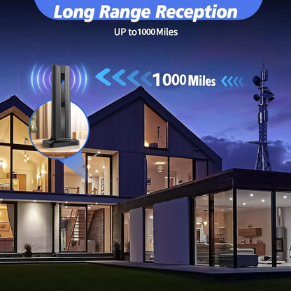 🔥Hot Sale 49% OFF🌟Smart TV digital TV antenna in 2025, 360° wide - angle long - distance reception, 1080P, 4K high - definition local TV channels and TV signals. - stavogue