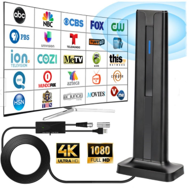 🔥Hot Sale 49% OFF🌟Smart TV digital TV antenna in 2025, 360° wide - angle long - distance reception, 1080P, 4K high - definition local TV channels and TV signals. - stavogue