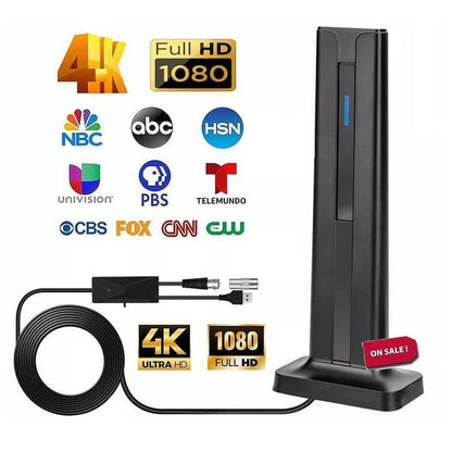 🔥Hot Sale 49% OFF🌟Smart TV digital TV antenna in 2025, 360° wide - angle long - distance reception, 1080P, 4K high - definition local TV channels and TV signals. - stavogue