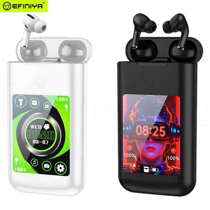 🔥Hot Sale🎧A98Box Touch Screen Control Open Earbuds,Multifunctional Wireless Game Console with Earphone - stavogue