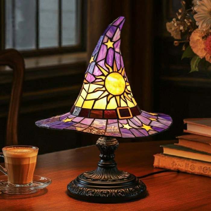 🔥Hot sale🔥Witch hat lamp decoration ornaments led light ornaments creative🌟 - stavogue