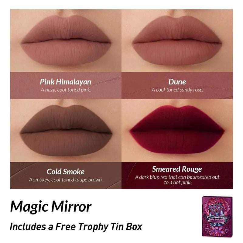 💄Kaleidos Cloud Lab Lip Clay - Gothic Shades | Velvety Matte, Lightweight & Long - Lasting - stavogue