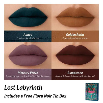 💄Kaleidos Cloud Lab Lip Clay - Gothic Shades | Velvety Matte, Lightweight & Long - Lasting - stavogue