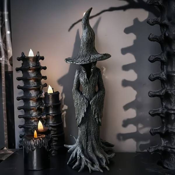 🔥LAST DAY 49% OFF - 🧙‍♀️💫Hand - Painted Enchanting Witch Statue: The Guardian of Your Home ✨ - stavogue