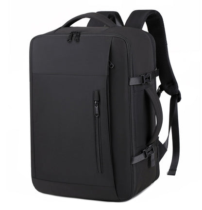 ✨LAST DAY 49% OFF🔥🎒Grey Leather Waterproof Anti - Theft Business Backpack - Large Travel & Hiking Carry - On for Men ✈️ - stavogue