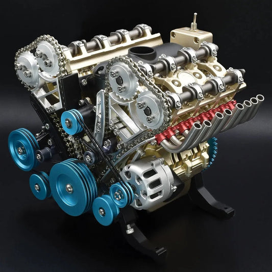 🔥Limited Time 49% OFF⚡ - 8 - Cylinder Full Metal Car Engine Model - stavogue