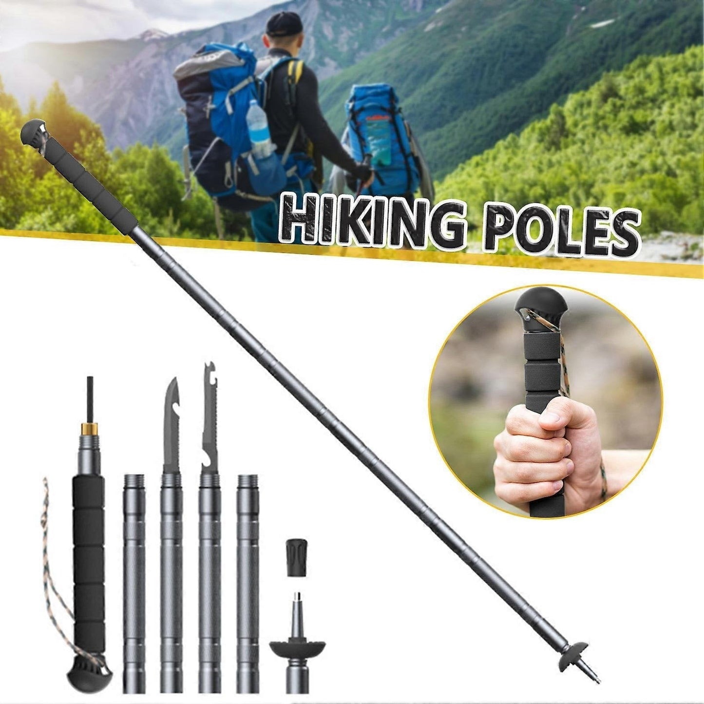 🎉Limited Time 49% OFF🔥 - ⛰️Multifunctional Trekking Pole – Built for Adventure - stavogue