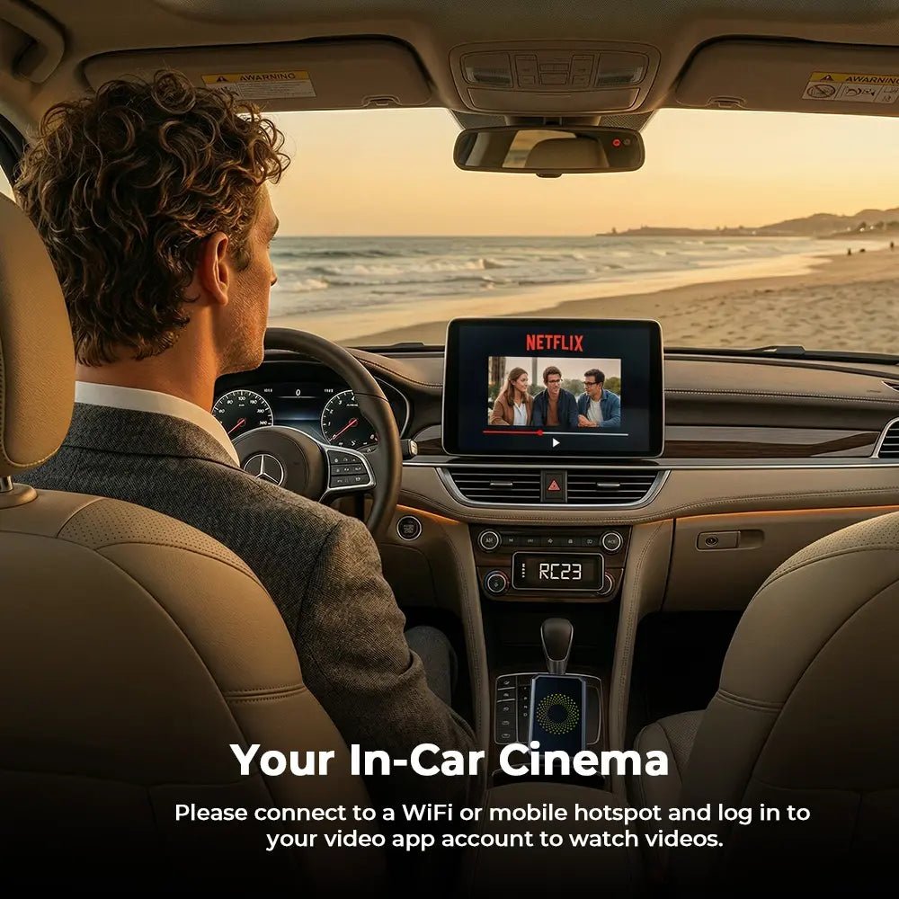 🔥Limited Time 50% OFF⚡2026 Wired to Wireless Carplay Adapter with Built - in Netflix/YouTube/TikTok APP - stavogue