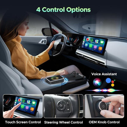🔥Limited Time 50% OFF⚡2026 Wired to Wireless Carplay Adapter with Built - in Netflix/YouTube/TikTok APP - stavogue