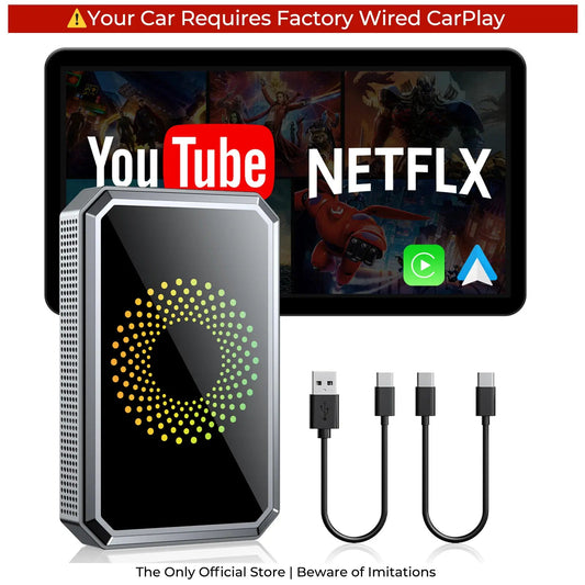 🔥Limited Time 50% OFF⚡2026 Wired to Wireless Carplay Adapter with Built - in Netflix/YouTube/TikTok APP - stavogue