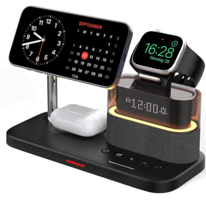 🔥Limited Time 50% OFF🔥5 - in - 1 Wireless Multifunctional Charger with Clock - stavogue