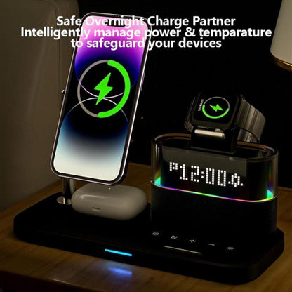 🔥Limited Time 50% OFF🔥5 - in - 1 Wireless Multifunctional Charger with Clock - stavogue