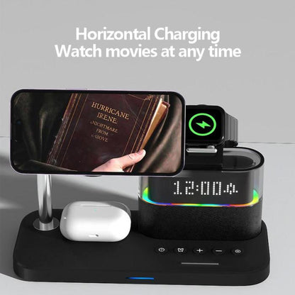 🔥Limited Time 50% OFF🔥5 - in - 1 Wireless Multifunctional Charger with Clock - stavogue