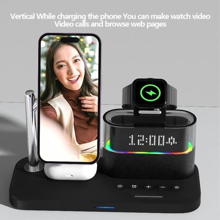 🔥Limited Time 50% OFF🔥5 - in - 1 Wireless Multifunctional Charger with Clock - stavogue