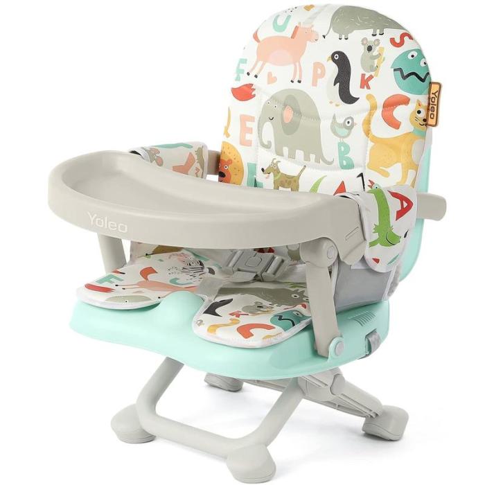 🔥Limited Time 50% OFF🔥Baby Booster Seat, Portable Toddler High Chair with Removable Tray & Seat Pad - stavogue