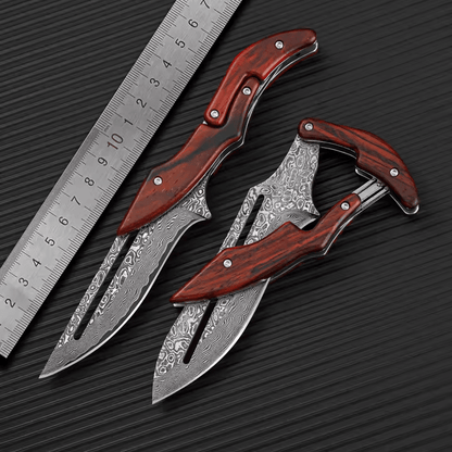 🔥Limited Time 50% OFF🔥Damascus steel camping knife, multi - functional knife, suitable for camping barbecue cooking - stavogue