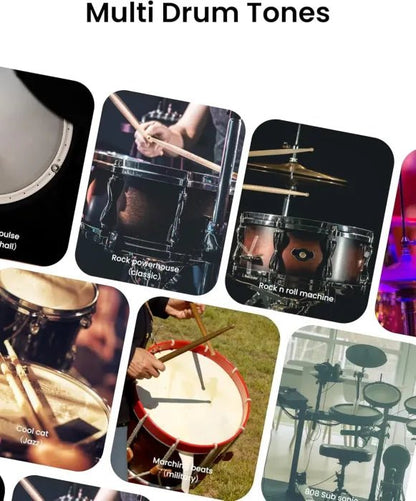 🔥Limited Time 50% OFF⚡Electric Air Drum Sticks, Pedals, Bluetooth and 8 Sounds, USB MIDI Function🥁 - stavogue