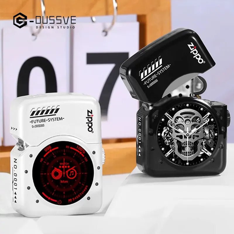🔥Limited Time 50% OFF🔥Genuine Intelligent Creative Touch Screen Intelligent Windproof Kerosene Lighter - stavogue