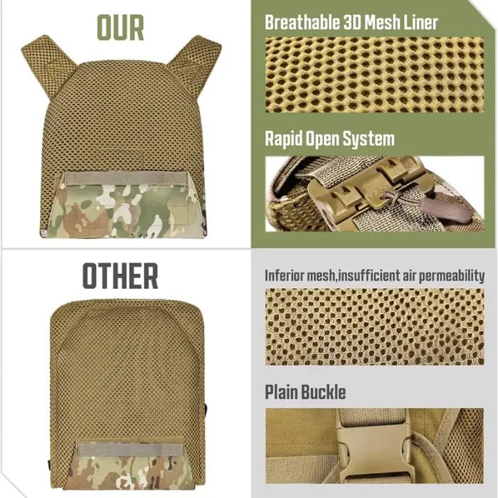 🔥Limited Time 50% OFF🔥GFIRE Quick Release Plate Carrier Vest Molle Vest Adjustable Breathable - stavogue