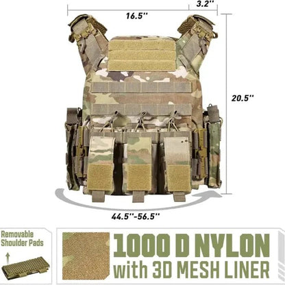 🔥Limited Time 50% OFF🔥GFIRE Quick Release Plate Carrier Vest Molle Vest Adjustable Breathable - stavogue