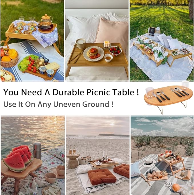 🔥Limited Time 50% OFF🔥Hap tim insulated wicker picnic basket with foldable wine table and tableware service set - stavogue