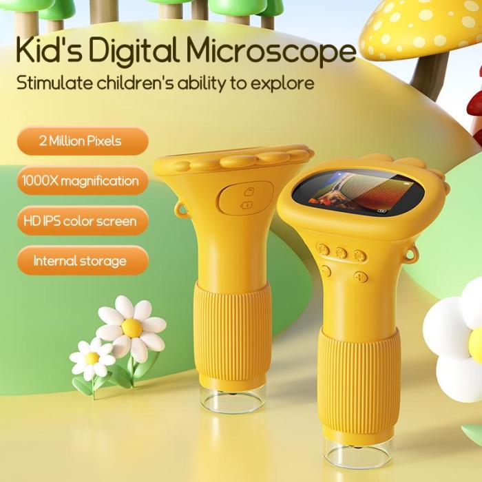 🔥Limited Time 50% OFF⚡Kids Microscope 1000X Handheld Digital Microscope Portable Mini USB Microscope Camera - stavogue