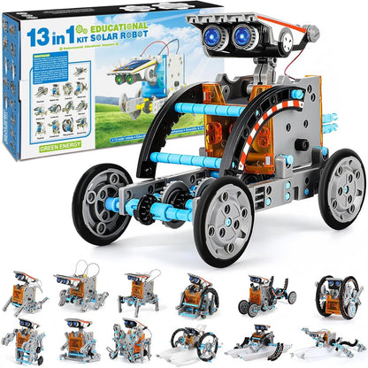 🔥Limited Time 50% OFF⚡Sillbird STEM 12 - in - 1 Education Solar Robot Toys for Kids(190 Pieces DIY Building) - stavogue