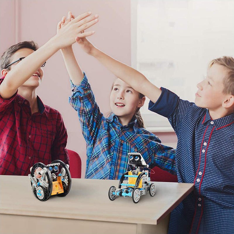 🔥Limited Time 50% OFF⚡Sillbird STEM 12 - in - 1 Education Solar Robot Toys for Kids(190 Pieces DIY Building) - stavogue