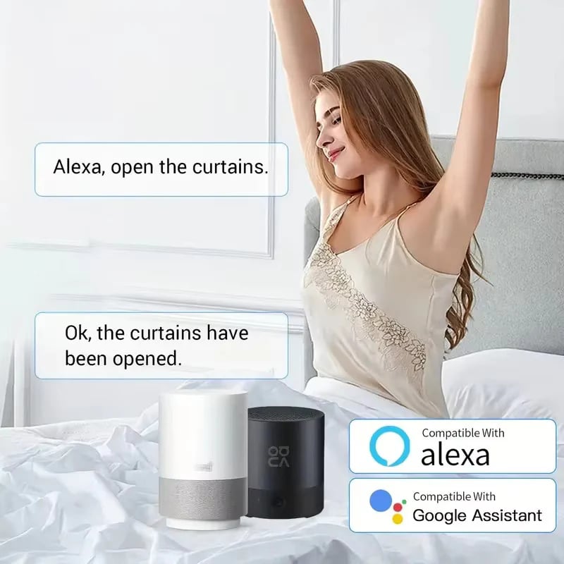🔥Limited time 50% Off🌟Smart Wireless Automatic Curtain Opener - Voice & App Control - stavogue