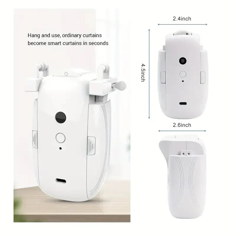 🔥Limited time 50% Off🌟Smart Wireless Automatic Curtain Opener - Voice & App Control - stavogue