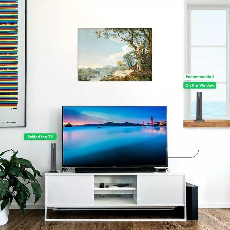🔥Limited Time 50% OFF🔥TV Antenna Digital HD Antena Indoor HDTV 1080P 4K Long Range - stavogue