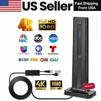 🔥Limited Time 50% OFF🔥TV Antenna Digital HD Antena Indoor HDTV 1080P 4K Long Range - stavogue