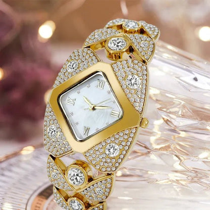 ⏳ Limited time 50% OFF✨Women's retro quartz watch with sparkling rhinestones - stavogue