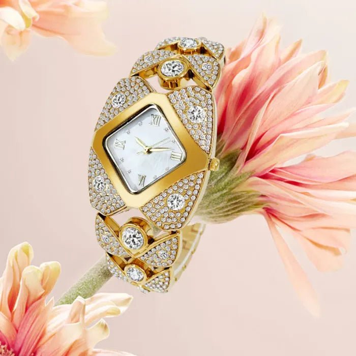 ⏳ Limited time 50% OFF✨Women's retro quartz watch with sparkling rhinestones - stavogue