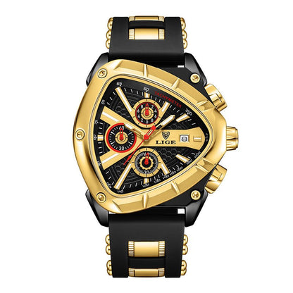 ⌚Limited time offer🔥LIGE Sports Triangle Men's Watch: Irregular Military Fashion - stavogue