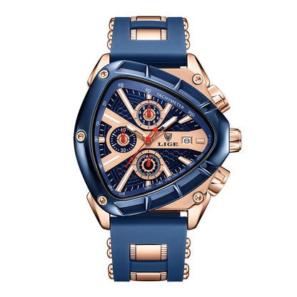⌚Limited time offer🔥LIGE Sports Triangle Men's Watch: Irregular Military Fashion - stavogue