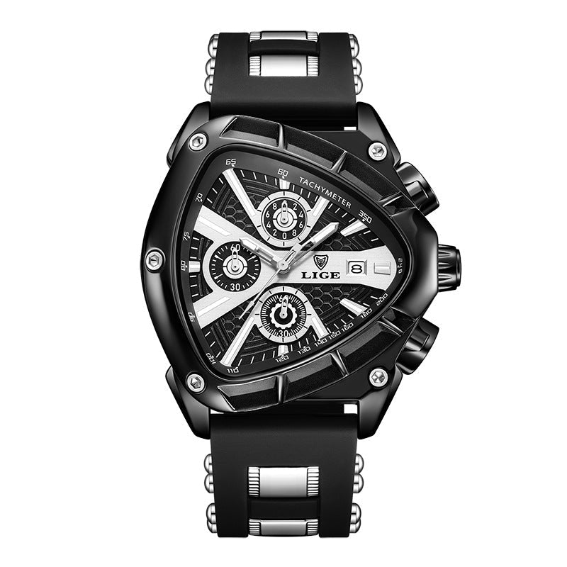 ⌚Limited time offer🔥LIGE Sports Triangle Men's Watch: Irregular Military Fashion - stavogue