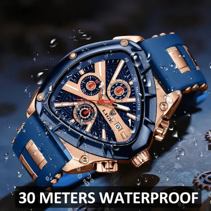 ⌚Limited time offer🔥LIGE Sports Triangle Men's Watch: Irregular Military Fashion - stavogue