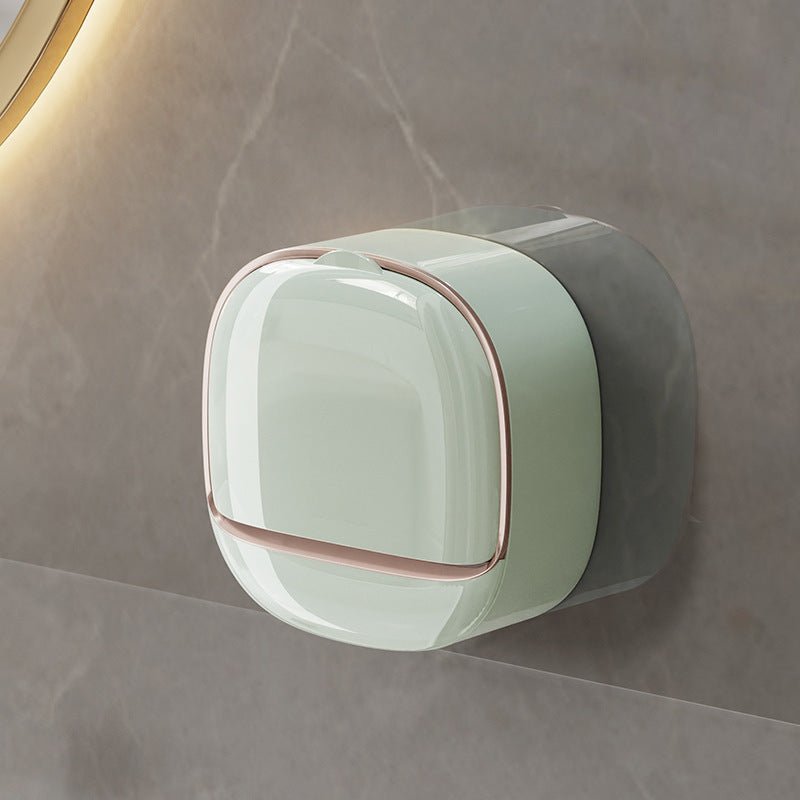 Luxury Soap Holder with Drain Tray, Waterproof Soap Dish Holder - stavogue