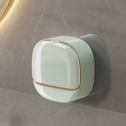 Luxury Soap Holder with Drain Tray, Waterproof Soap Dish Holder - stavogue
