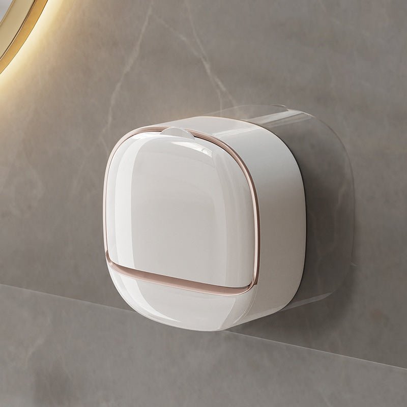 Luxury Soap Holder with Drain Tray, Waterproof Soap Dish Holder - stavogue