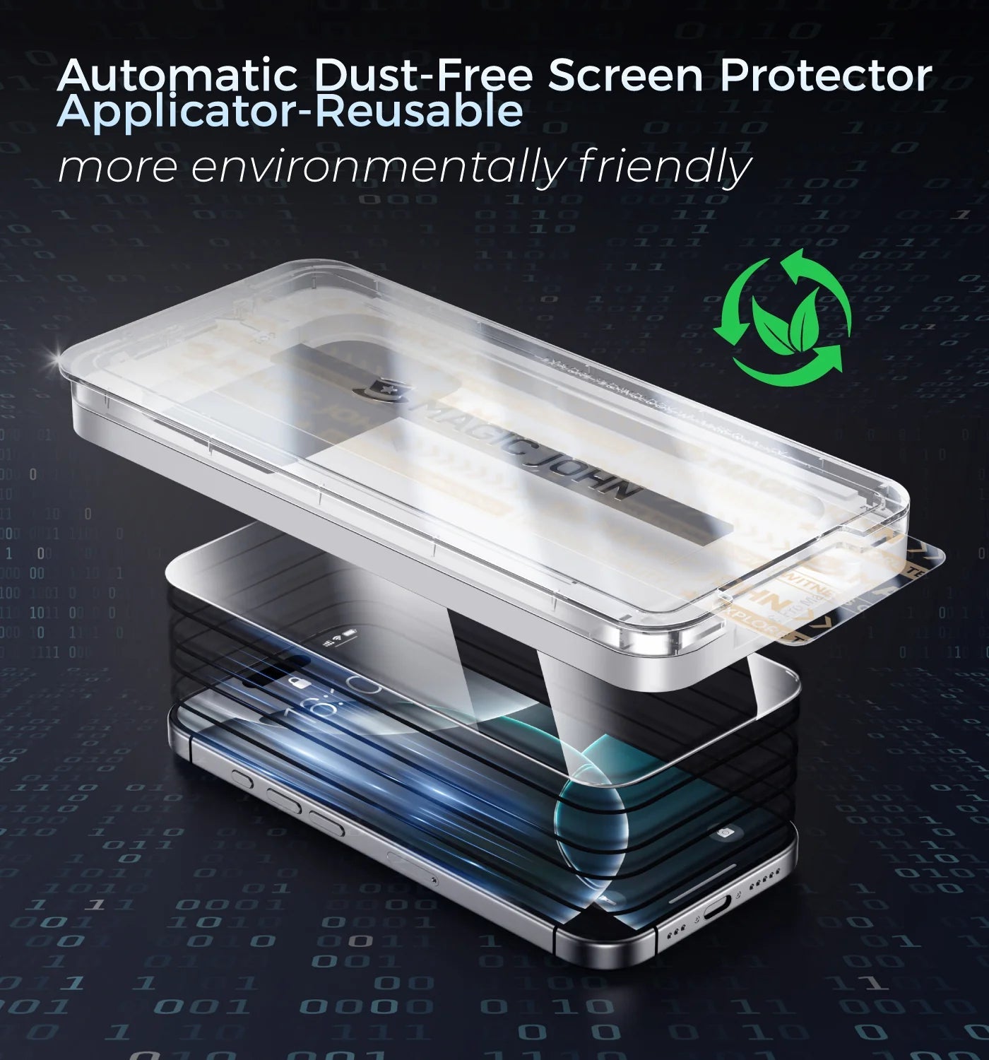 MAGIC JOHN 3rd Generation Screen Protector - Automatic Dust Free Eco - Friendly Protection - stavogue