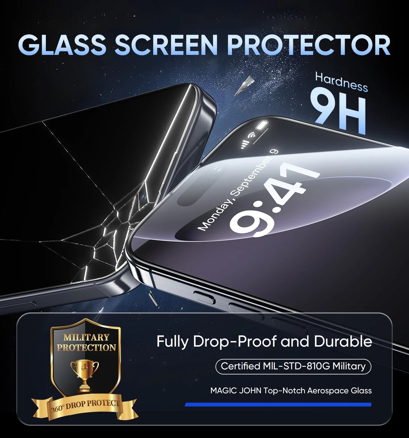 MAGIC JOHN 3rd Generation Screen Protector - Automatic Dust Free Eco - Friendly Protection - stavogue