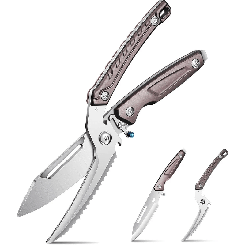 Multifunctional split knife detachable scissors - Built for the wild & kitchen - stavogue