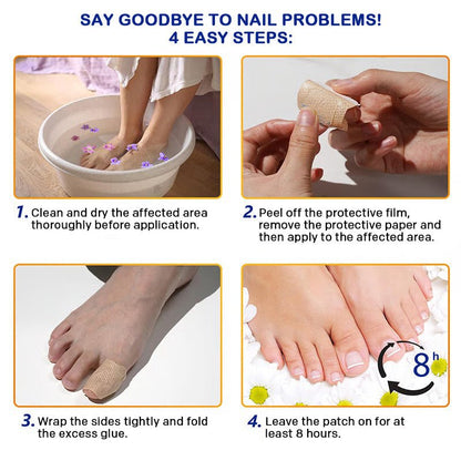 Nail Care Patches, 21pcs/box Nail Health Care Patches with 5 Herbs for Solving Nail Problems - stavogue