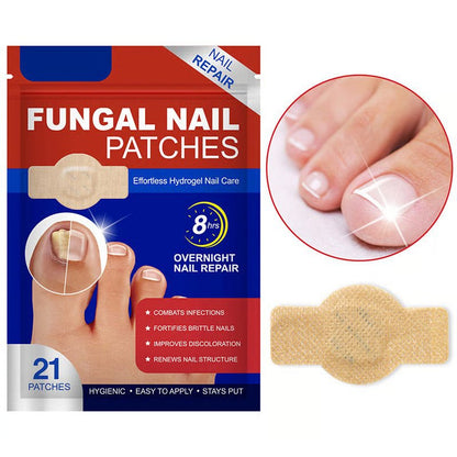 Nail Care Patches, 21pcs/box Nail Health Care Patches with 5 Herbs for Solving Nail Problems - stavogue